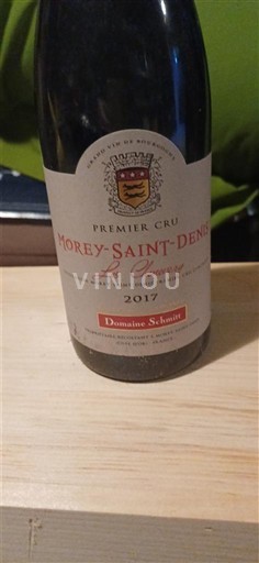 Burgundi Morey-Saint-Denis Premier Cru Domaine Schmitt Les Chenevery 2017