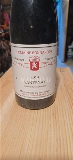 Borgoña Santenay Domaine Bonnardot 2014