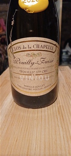 Burgundsko Pouilly-fuissé Premier Cru Clos de la Chapelle 2023