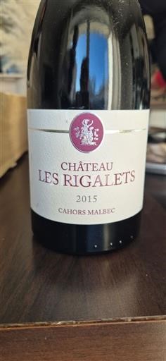 Lounais-Ranska Cahors Château Les Rigalets 2015