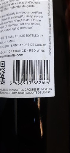 Bordeaux Mann Famille Ikke årgangsbestemt