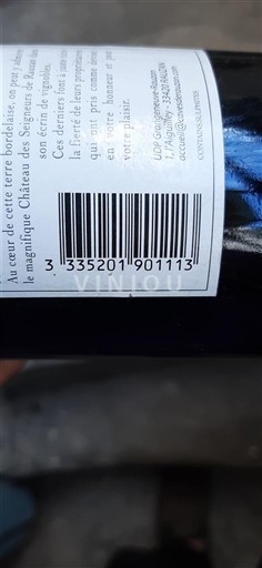 Bordeaux Château Des Saignes Ikke årgangsbestemt