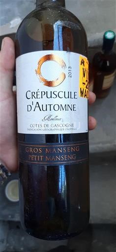 Sydväst Côtes de Gascogne Crépuscule Automne 2019