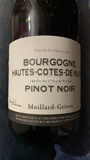 Bourgogne Ikke specificeret Moillard-Grivot Ikke årgangsbestemt