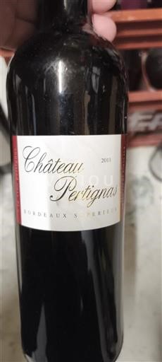 Bordeaux Bordeaux Supérieur Château Pertignas 2011