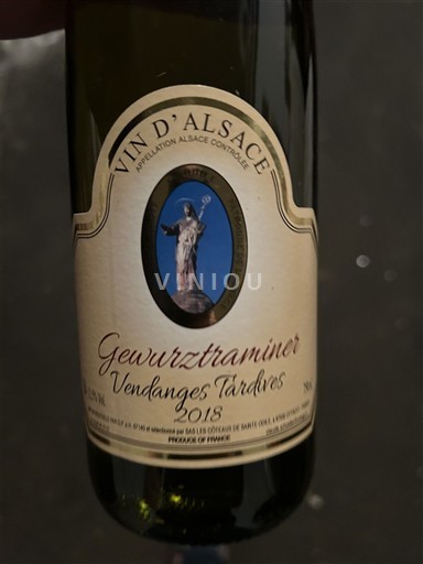 Alsace Vendanges Tardives Les Côteaux de Saint-Crolt 2018