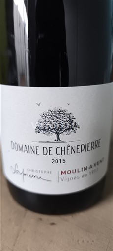 Beaujolais Moulin-à-vent Domaine Chênepierre Vignes de 1933 2015
