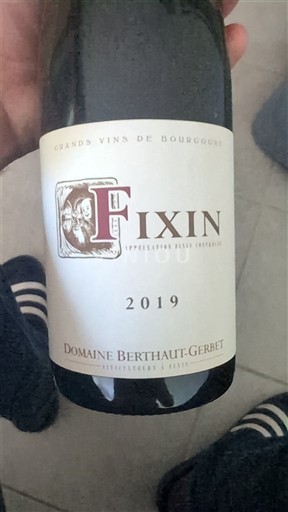 Burgundi Fixin Domaine Berthaut-Gerbet 2019