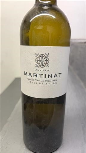 Bordeaux Côtes de Bourg Château Martinat 2022