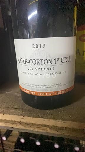Burgundsko Aloxe-Corton Premier Cru Domaine Tollot-Beaut Les Vercots 2019