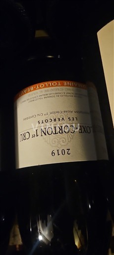 Burgundy Aloxe-Corton Premier Cru Domaine Tollot-Beaut Les Vercots 2019