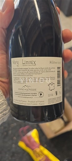 Лангедок Ліму Anne de Joyeuse Very Limoux 2022