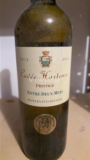 Bordeaux Entre-deux-mers Château Myrat Hortense Prestige 2013