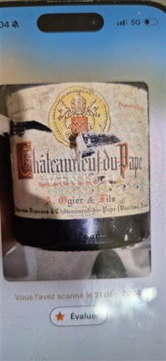 Valle del Ródano Châteauneuf-du-Pape. Ogier & Fils 1983