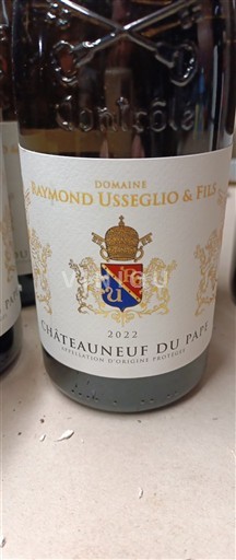 Rhône Valley Châteauneuf-du-Pape Domaine Raymond Usseglio & Fils 2022