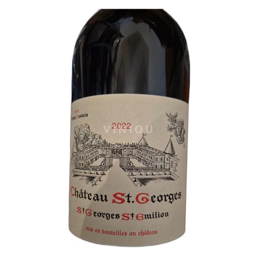 Bordeaux Saint-Georges-Saint-Émilion Château Saint-Georges Icke årgångsbetecknad