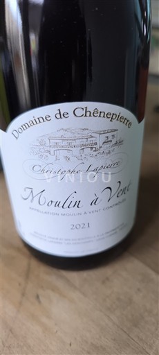 Beaujolais Moulin-à-vent Domaine Chènepierre 2021