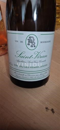 Bourgogne Saint-Véran Domaine Des Pierres Rouges Không niên vụ