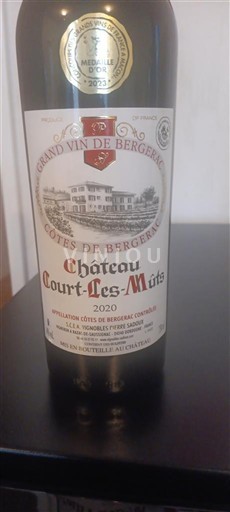 Lounais-Ranska Côtes-de-bergerac Château Court-Les-Mûts 2020