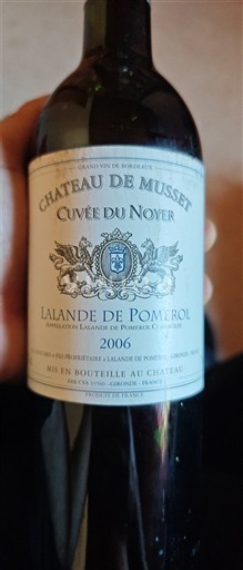 Bordeaux Lalande-de-Pomerol Château Musset du Noyer 2006