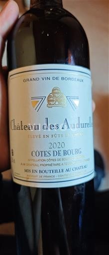 Burdeos Côtes-de-bourg Château Des Audurella 2020
