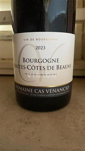 Bourgogne Không được chỉ định Domaine Cas Venancio 2023