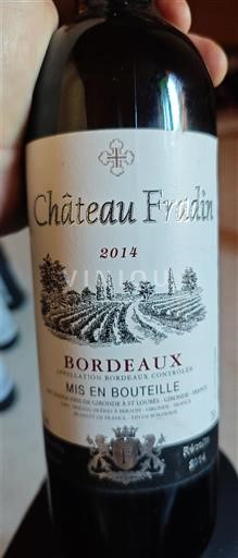 Bordeaux Château Fradin 2014