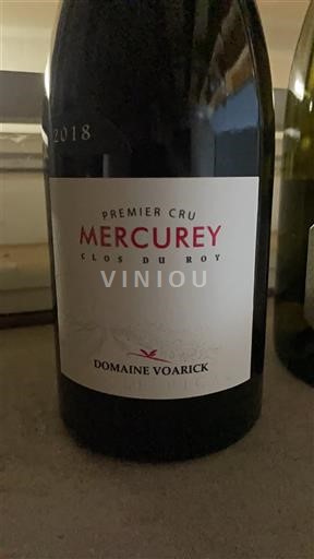 Burgundsko Mercurey Premier Cru Domaine Voarick Clos du Roy 2018