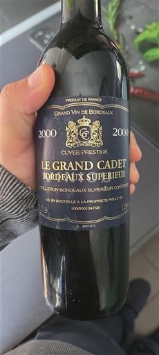 Bordeaux Bordeaux Supérieur Le Grand Cadet Prestige 2000