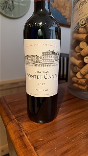 Bordeaux Pauillac Grand Cru Château Pontet-Canet 2022