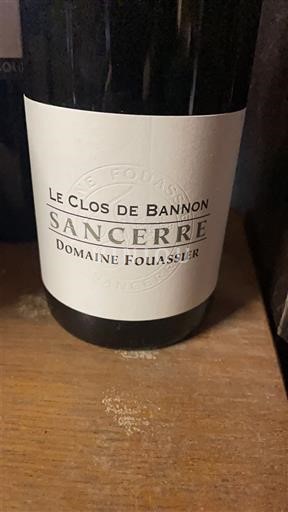 Loire Valley Sancerre Domaine Fouassier Le Clos de Bannon 2017