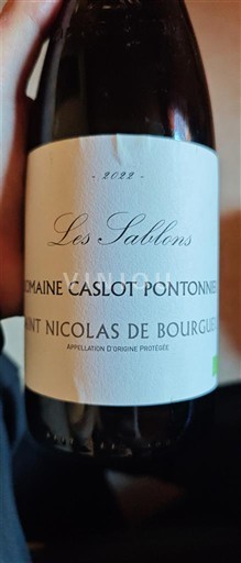 Loire-dalen Saint-Nicolas-De-Bourgueil Domaine Caslot Pontonnier Les Sablons 2022