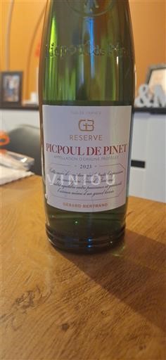 Languedoc Picpoul-de-pinet Gérard Bertrand Réserve 2021