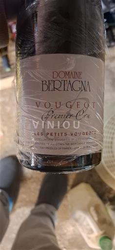 Bourgogne Vougeot Premier Cru Domaine Bertagna Les Petits Vougeots 2015