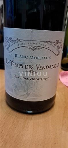 Rượu vang Blanc moelleux Le Temps des Vendanges Georges Vigouroux Non millésimé Pháp Tây Nam Côtes du Lot IGP
