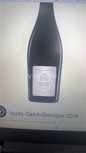 Burgundy Nuits-Saint-Georges Famille Chasselay-Roche 2016