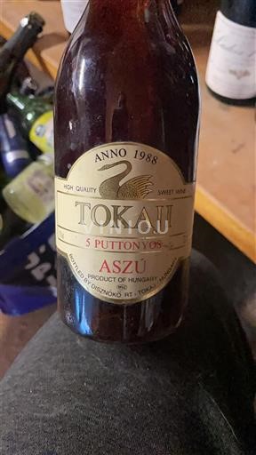 Tokaj Niet gespecificeerd 5 Puttonyos Aszú 1988