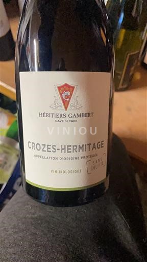 Thung lũng Rhône Crozes-hermitage Héritiers Gambert 2021