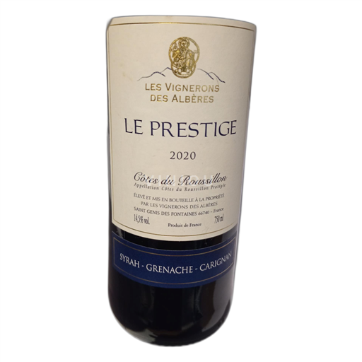 Roussillon Côtes-du-Roussillon Les Vignerons des Albères Le Prestige 2020