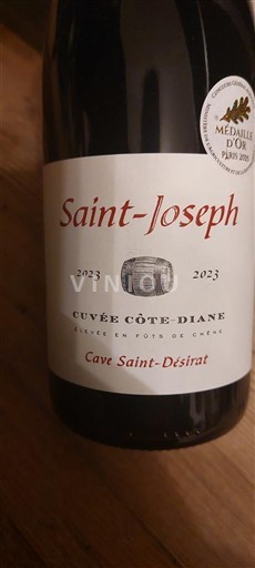 Рона Сент-Жозеф Cave Saint-Désirat Côte Diane 2023