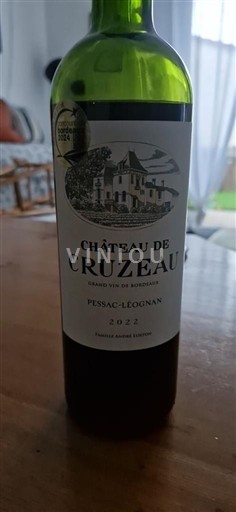 Bordeaux Pessac-Léognan Château Cruzeau 2022
