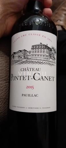 Bordeaux Pauillac Grand Cru Château Pontet-Canet 2015