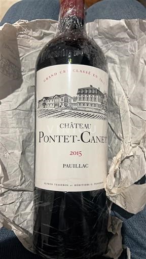 Bordeaux Pauillac Grand Cru Château Pontet-Canet 2015