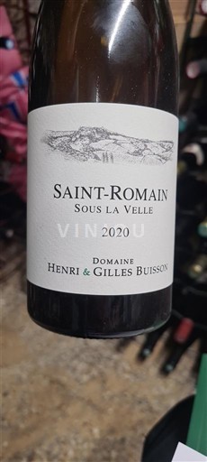 Bourgogne Saint-Romain Domaine Henri & Gilles Buisson Sous La Velle 2020