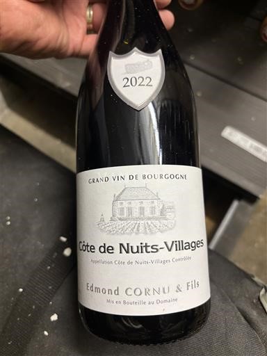 Bourgogne Côte de Nuits-byar Edmond Cornu & Fils 2022