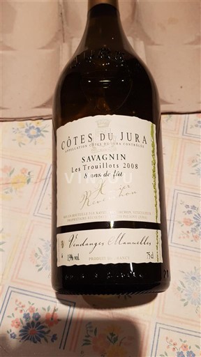 Jura Côtes-du-jura Rolet Père et Fils Les Trouillots 8 ans de fût 2008