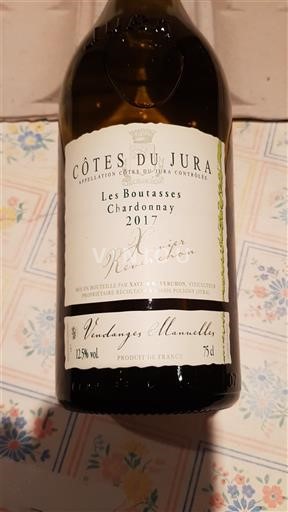 Jura Côtes-du-Jura Xavier Réverchon Les Boutasses Chardonnay 2017