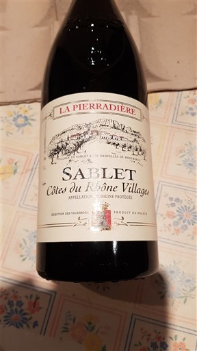 Thung lũng Rhône Không được chỉ định La Pierradière Không niên vụ