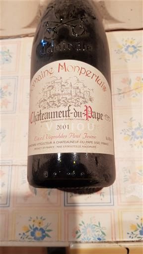 Thung lũng Rhône Châteauneuf-du-pape Domaine Monpertuis 2001