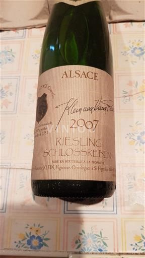 Alsace Klein Riesling Schlossreben 2007